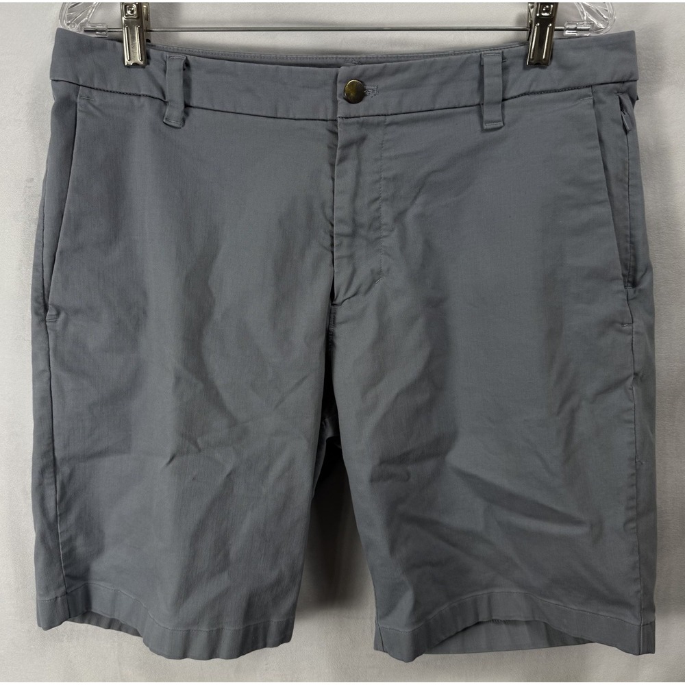 Lululemon Men's Blue Commission Classic Fit Shorts 9"‎ Size 34 Stretch Golf